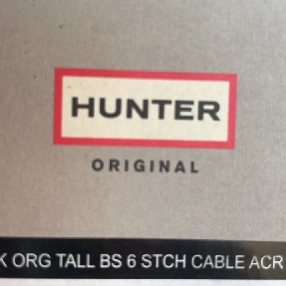 NWTS! Brand new in box! Boot socks for original kids Hunter boots! Cream cable